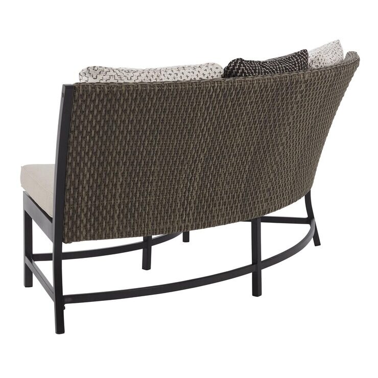 Agio Park Falls 9 Seater Woven Patio Dining Set + Cover Costco UK