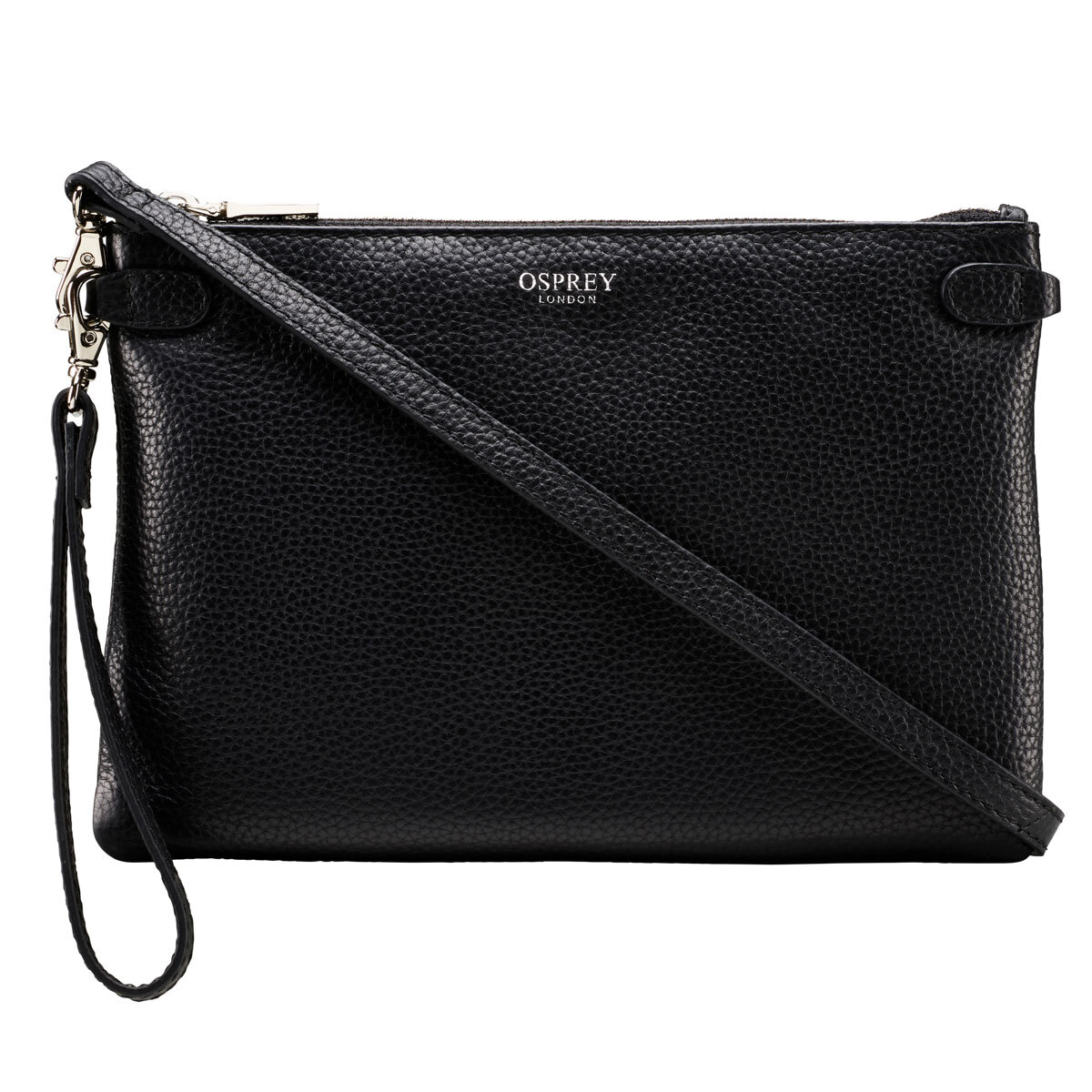 Osprey London Madison Leather Women's Cross Body bag, Black