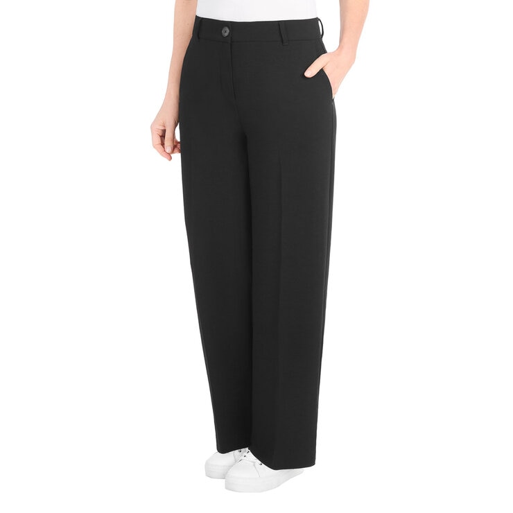 Dalia Ladies Pleated Crepe Wide Leg Pant