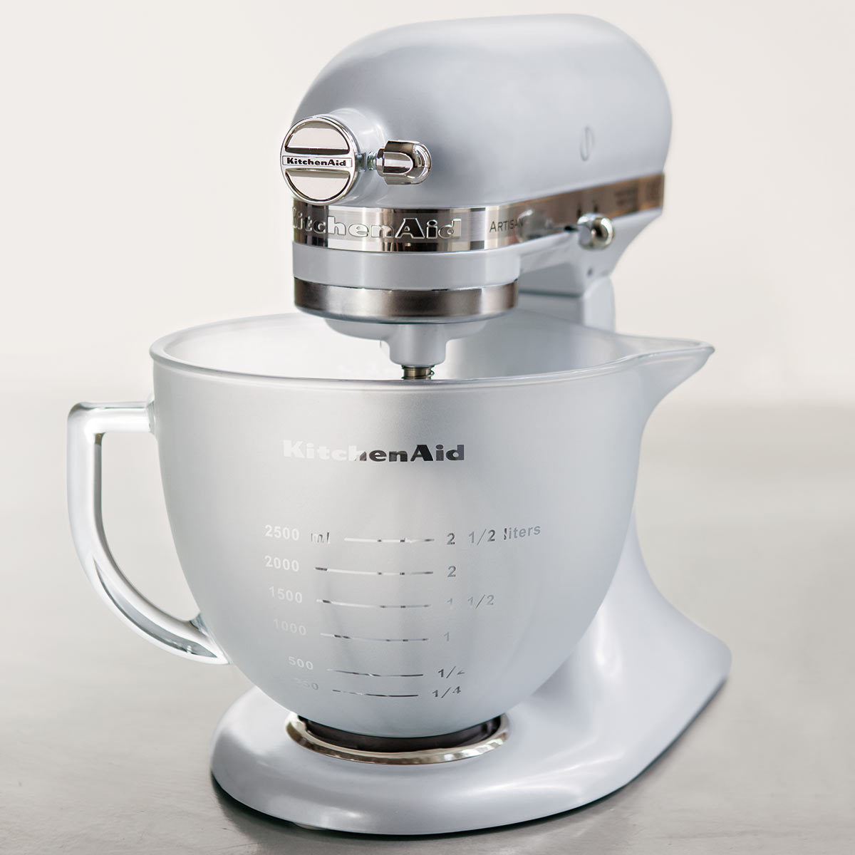 KitchenAid Artisan 4.8L TiltHead Stand Mixer Pearl White 5KSM156BFP Costco UK