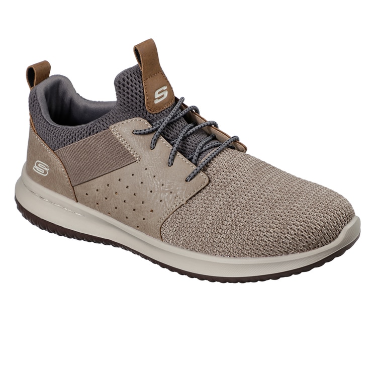 Skechers DelsonCamben Men's Shoes in Taupe Costco UK