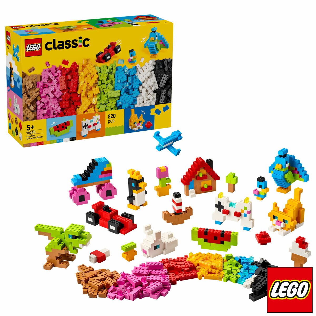 LEGO Classic Creative Colourful Bricks - Model 11045 (5+ Years)