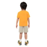Skechers Kids Tee & Short 3 Piece Set in Orange
