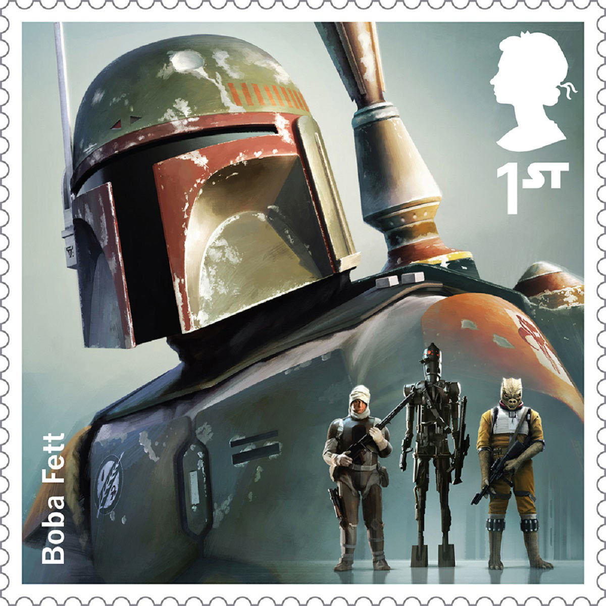 STAR WARS™ Framed Royal Mail® Special Character Collectable Stamps with Tatooine Backdrop