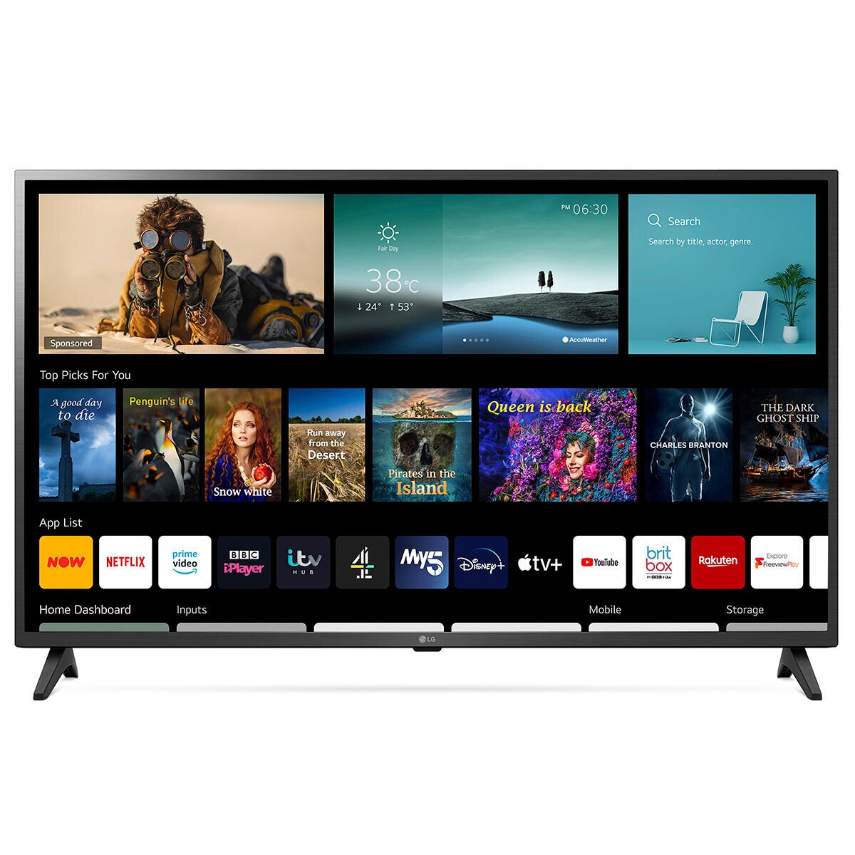 LG 43UP75006LF 43 Inch 4K Ultra HD Smart TV Costco UK
