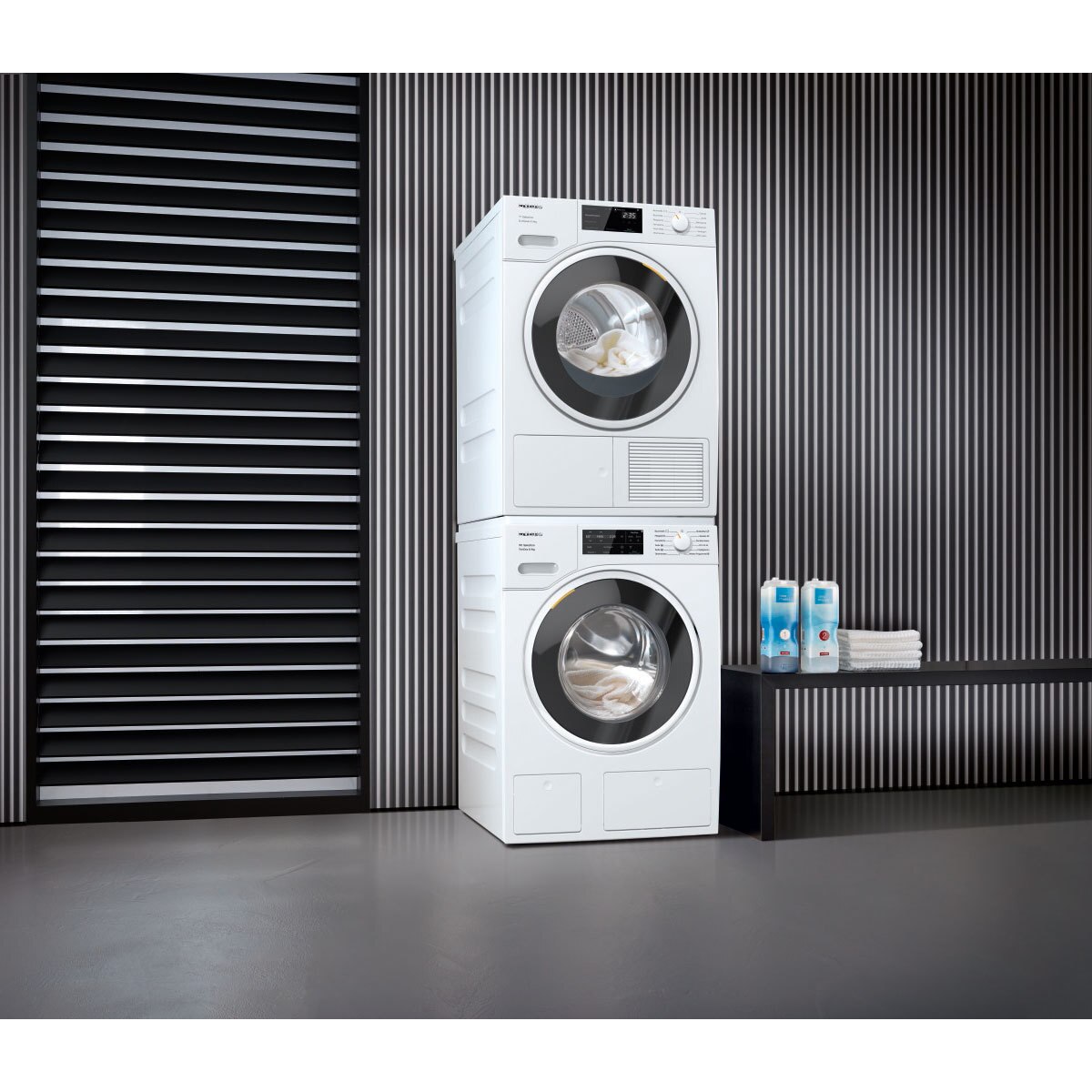 Miele TSF643WP, 8kg EcoSpeed Heat Pump Tumble Dryer A+++ Rated in White