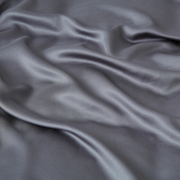 Panda 100% Bamboo Dark Grey Fitted Sheet in 5 Sizes