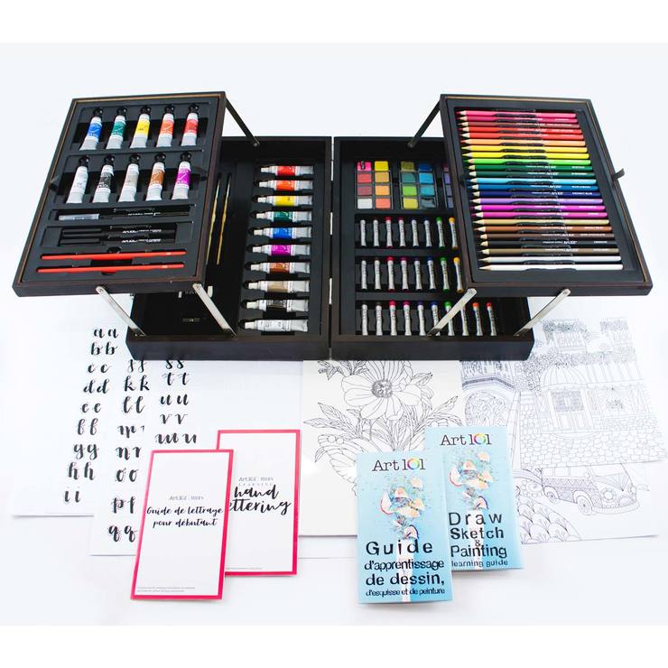 Art 101 All Media Artist Set 128 Pieces Costco UK