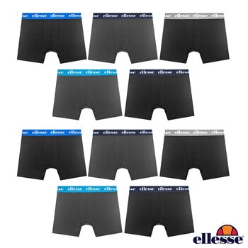 Ellesse Men's Performance Boxer Briefs, 10 Pack