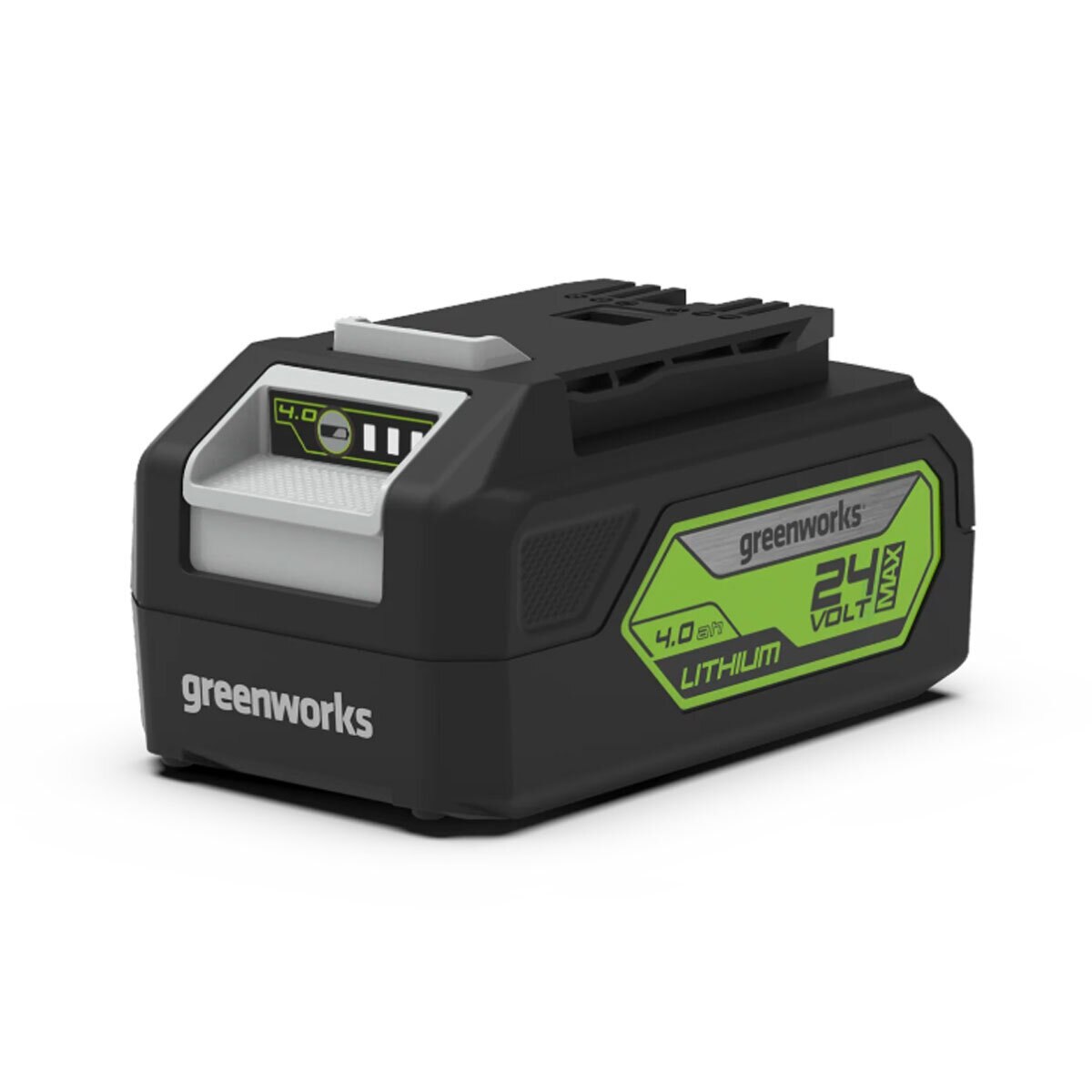 Greenworks 48V 41cm Cordless Lawn Mower + 2 x 24V (4Ah) Batteries + Dual Charger