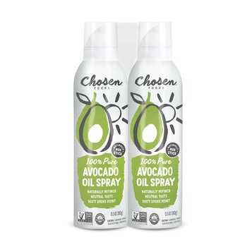 Chosen Food Avocado Oil Cooking Spray, 2 x 383ml