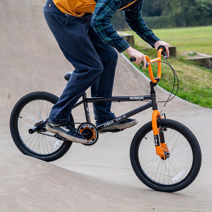 Zombie Outbreak BMX Bike 20" Wheel (12" Frame) in Grey