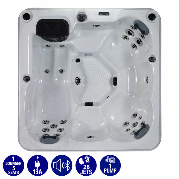 The Wellness Co Relax 2 28-Jet 6 Person Hot Tub - Delivered and Installed The Wellness Co Relax 2 28-Jet 6 Person Hot Tub - Delivered and Installed