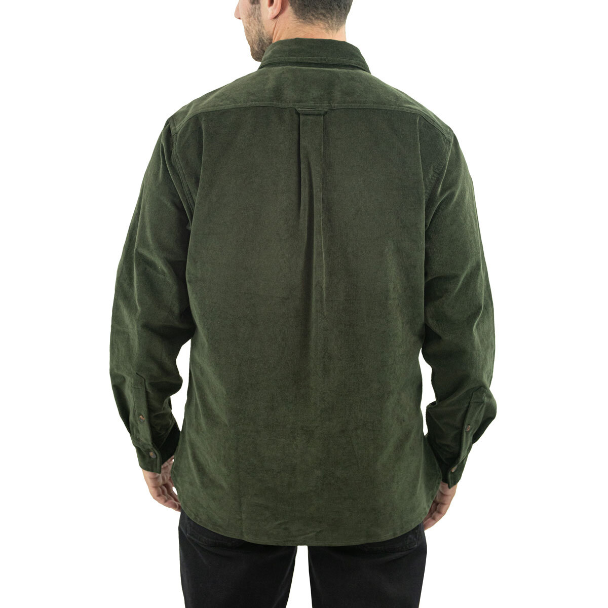 Jachs Men's Cord Shirt in Green
