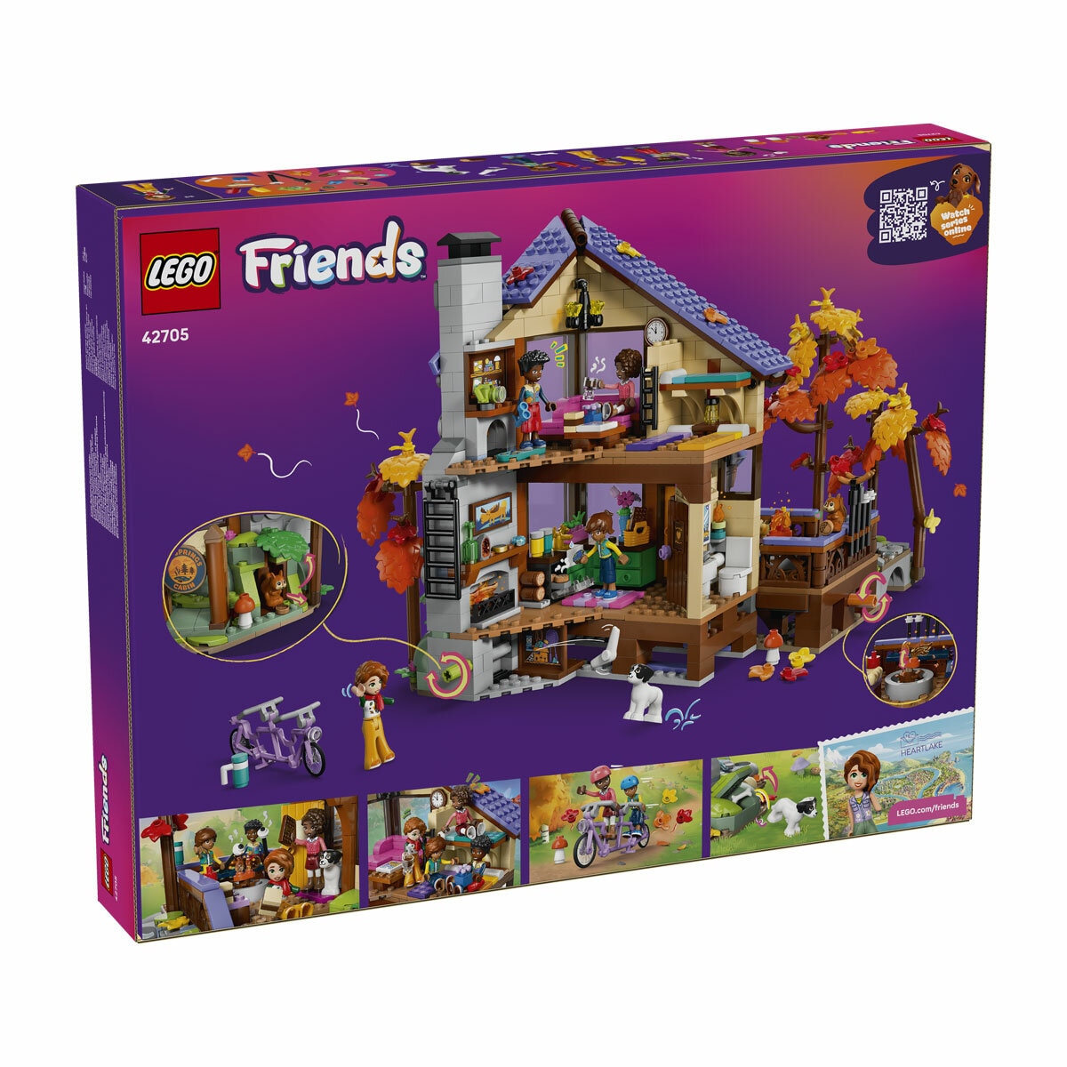 LEGO Friends Cozy Fall Forest Cabin - Model 42705 (9+ Years) LEGO Friends Cozy Fall Forest Cabin - Model 42705 (9+ Years)