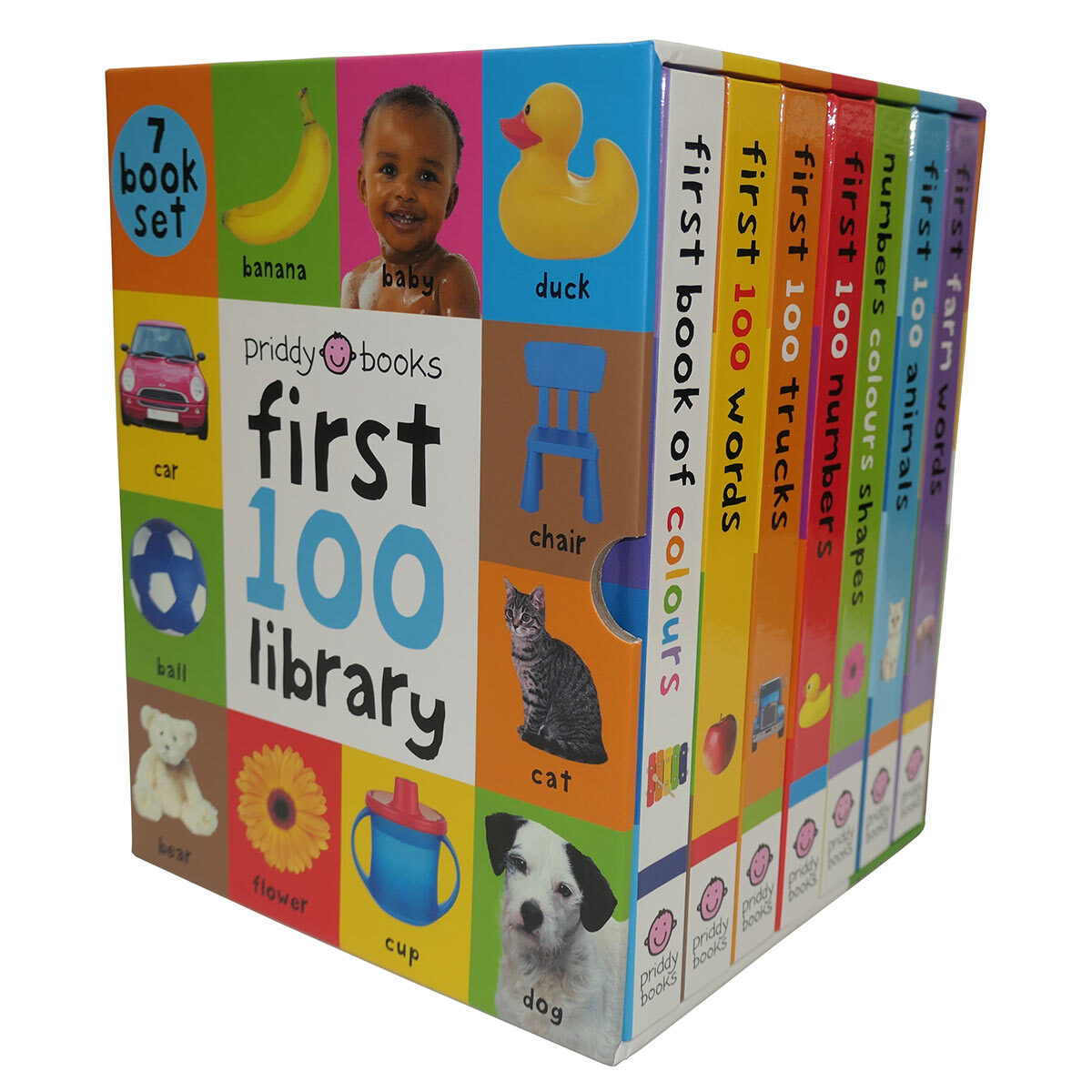 Toddler Learning Book My First 100 Board Book-Words Numbers Animals 
