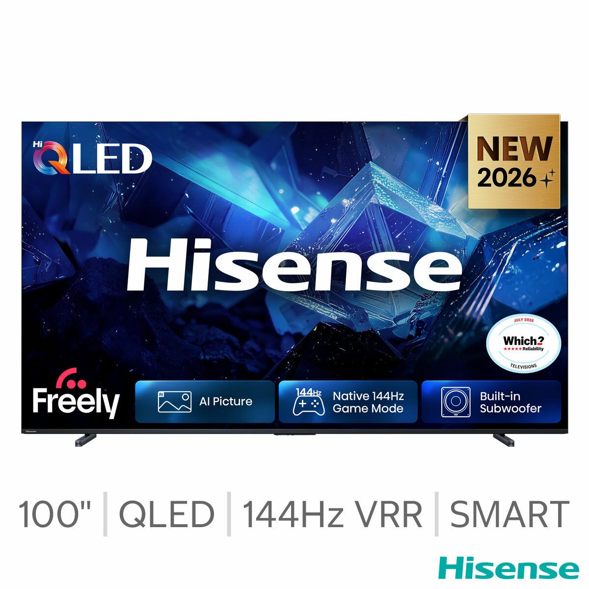 Hisense 100E78STUK PRO 100 Inch QLED 4K UHD Smart TV Hisense 100E78STUK PRO 100 Inch QLED 4K UHD Smart TV