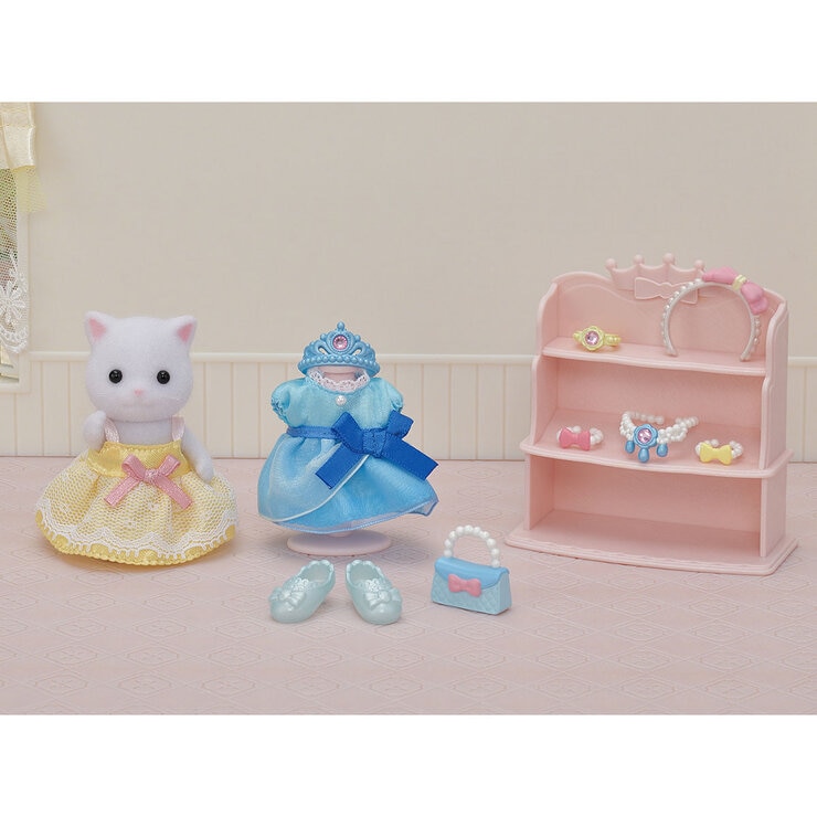 Buy Sylvanian Families Princess & Tuxedo Cat Bundle Overview Image at Costco.co.uk