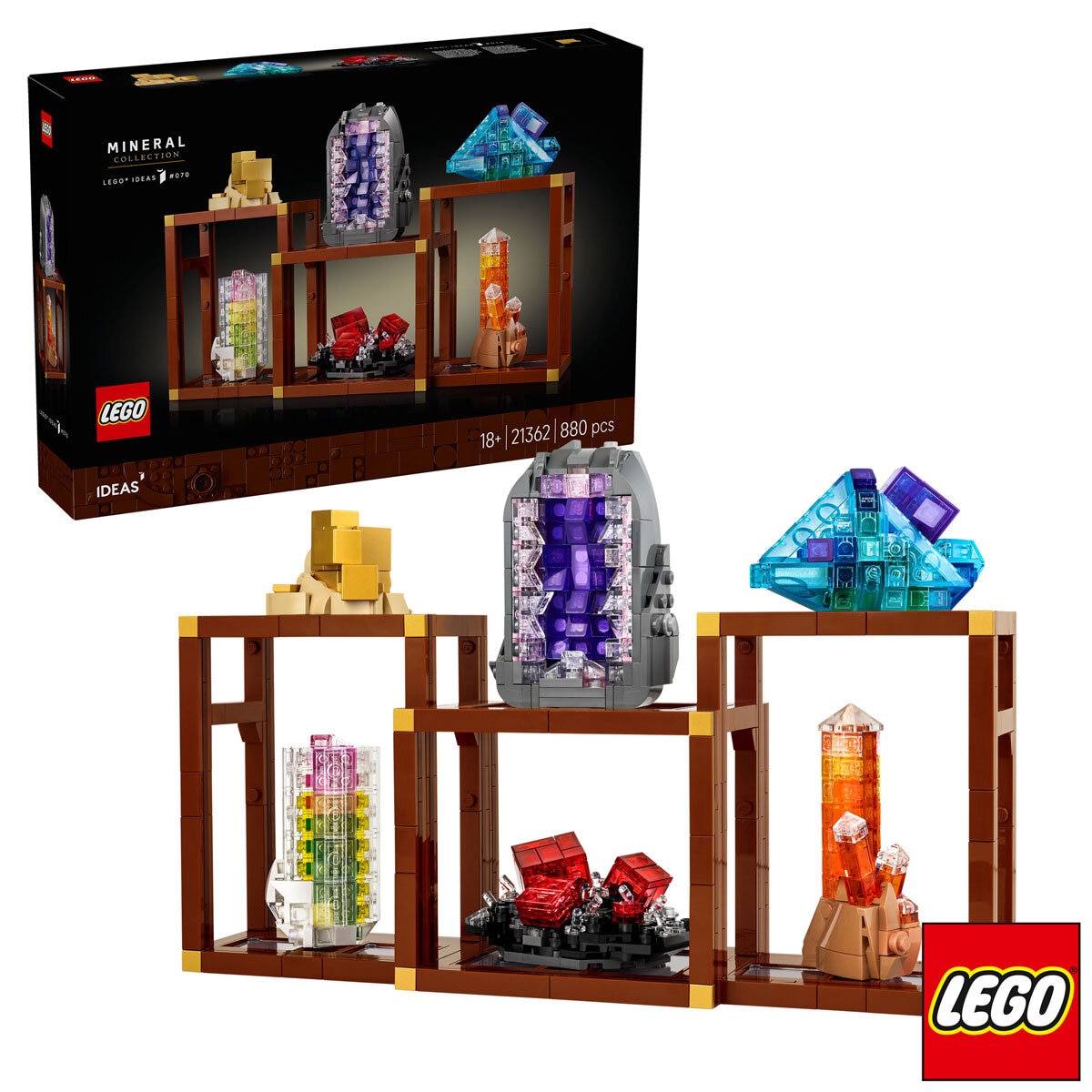 LEGO Ideas Mineral Collection Model 21362 (18+ Years)