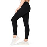 Lemon Ladies Ribbed Legging 2 Pack in Black