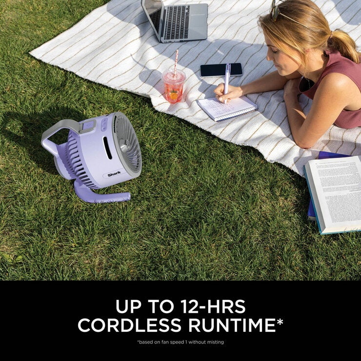 Lifestyle image showing up to 12 hours of cordless run time Lifestyle image showing up to 12 hours of cordless run time