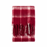 Gallery Heritage Red Check Faux Mohair Throw, 130 x 170 cm Gallery Heritage Red Check Faux Mohair Throw, 130 x 170 cm