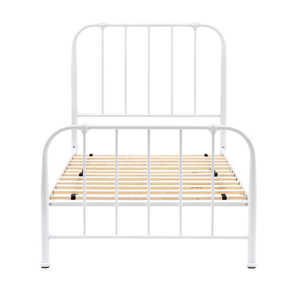 Gallery Loughton Cream Metal Bed Frame, Single