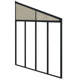 Palram Canopia Feria 3 SideWall Patio Cover, Grey