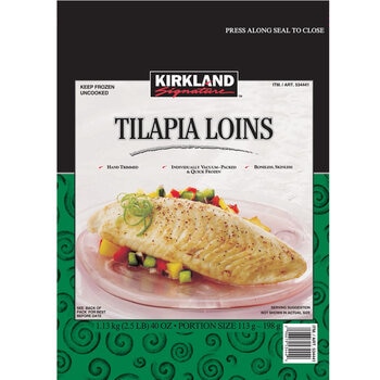 Kirkland Signature Tilapia Loins, 1.13kg