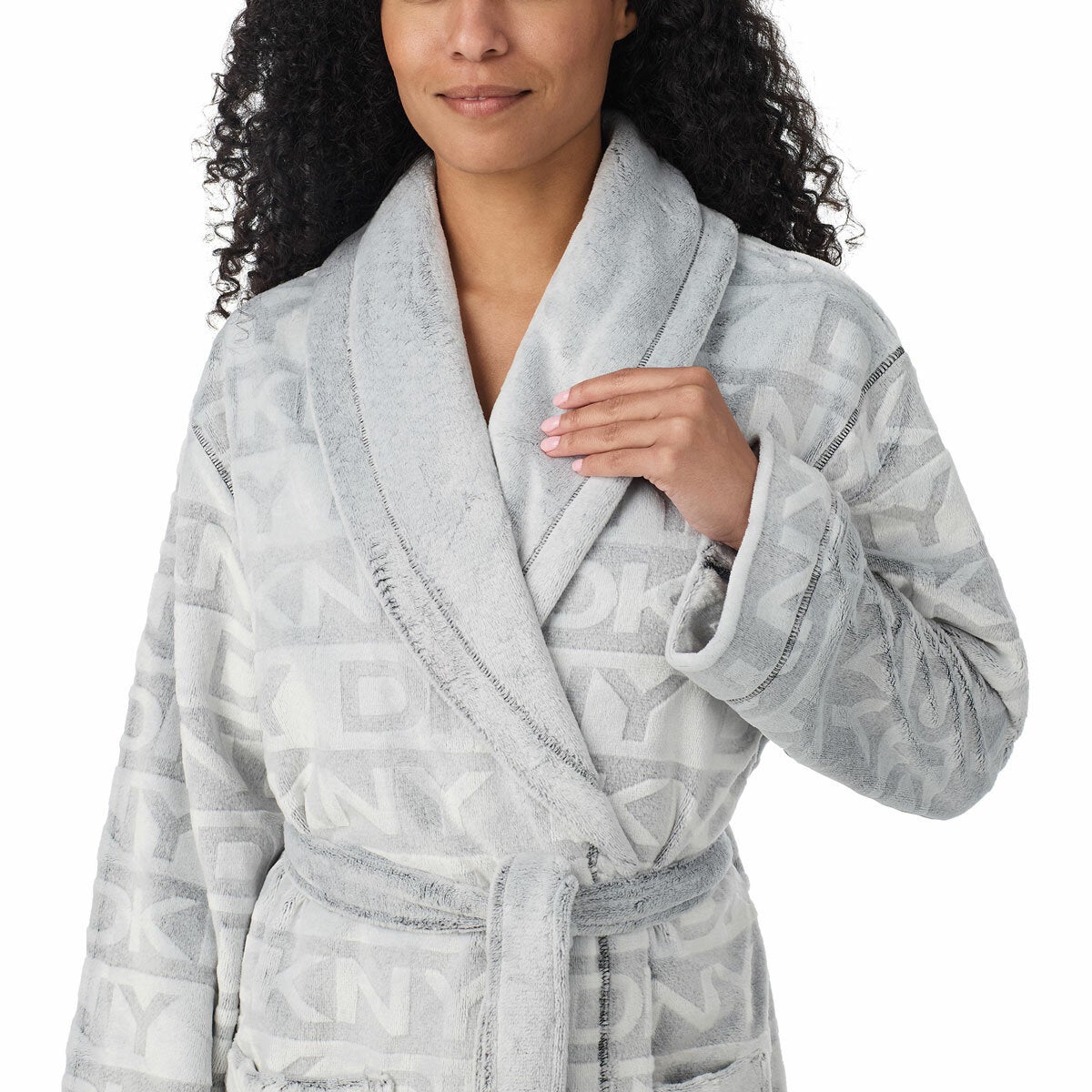 DKNY Ladies Frosted Robe