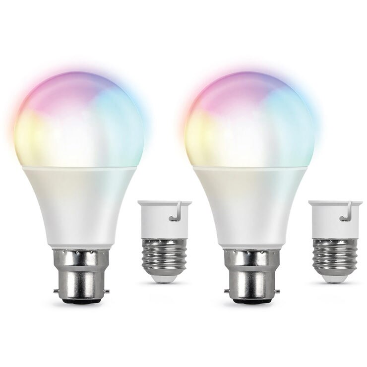 Wifi Light Bulb >> Feit Smart Wifi Led A60 Colour Changing Light Bulb 2 Pack Costco Uk Wifi Light Bulb >> Feit Smart Wifi Led A60 Colour Changing Light Bulb 2 Pack Costco Uk