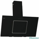 Hisense Hi6 CH10IN14BBUK 100cm Chimney Cooker Hood, A Rated in Black Glass