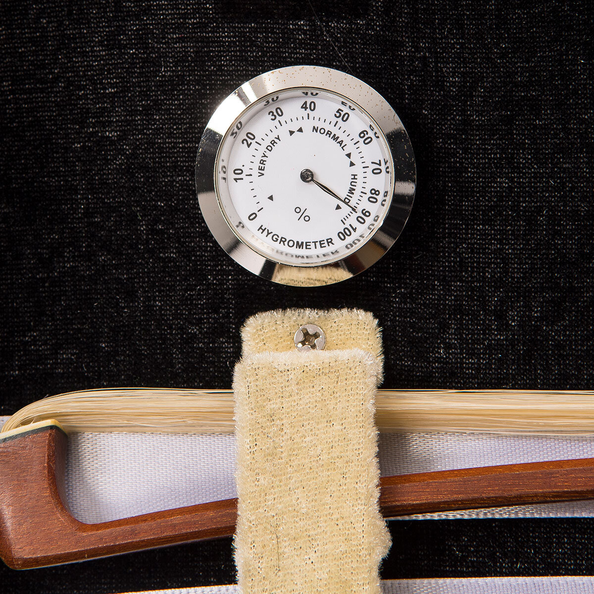Hygrometer in case
