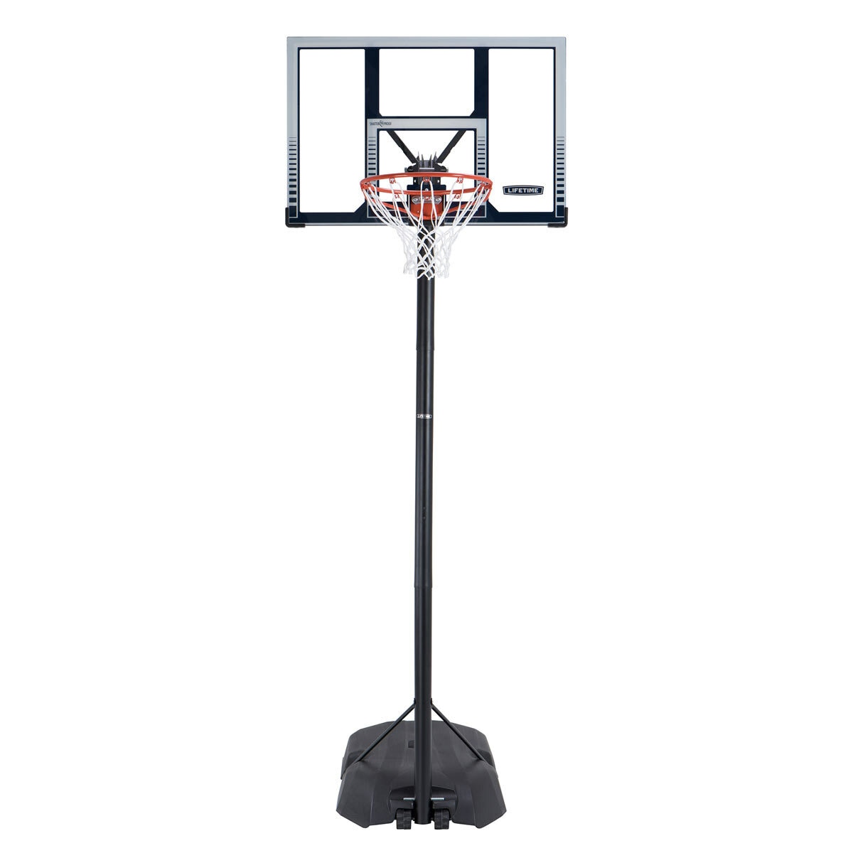 Lifestyle image of the Lifetime 44 Inch Portable Basketball Hoop