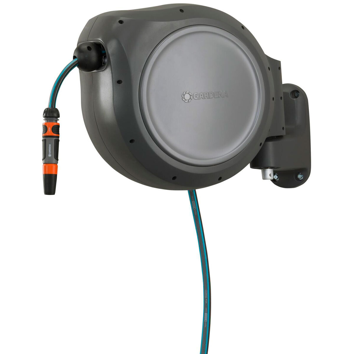 Gardena Wall-Mounted 30m (98ft) Hose Box with Automatic R