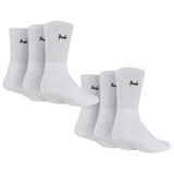 Pringle Men's 2 x 3 Pack Cushioned Sports Socks in White, Size 7-11