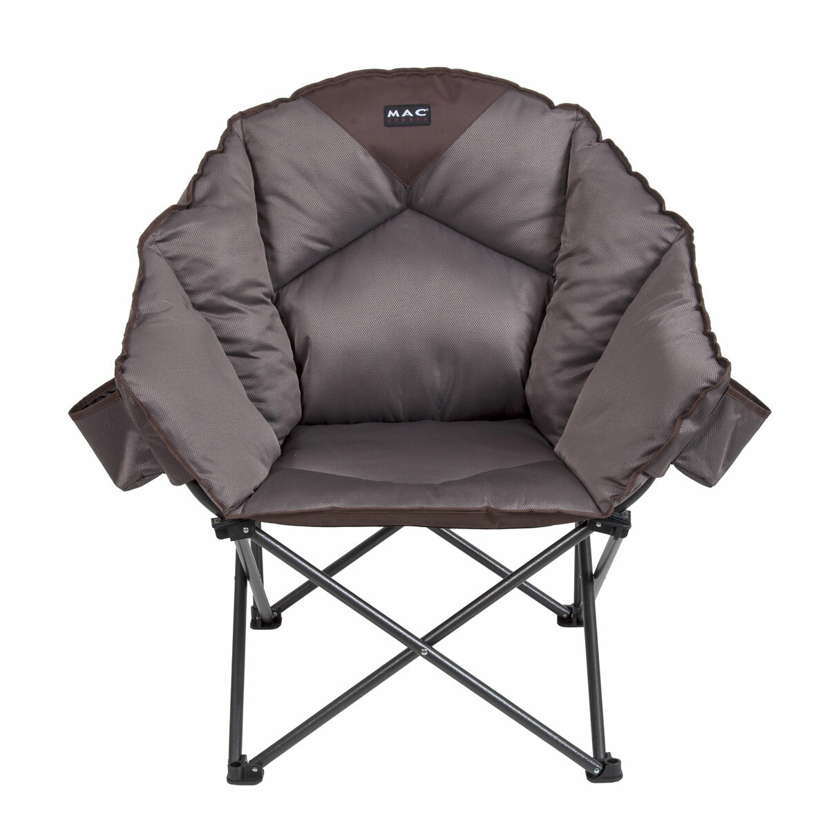 Studio image of the Mac Sports Extra Padded Club Chair from the front Studio image of the Mac Sports Extra Padded Club Chair from the front