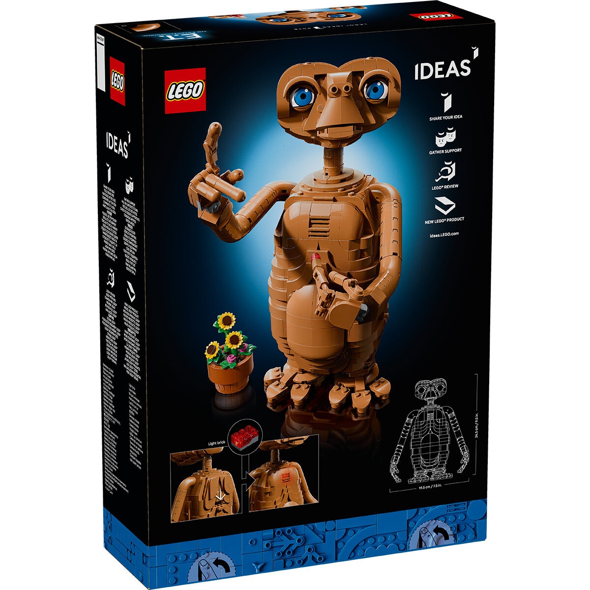 LEGO Ideas ET: The Extra-Terrestrial - Model 21370 (18+ Years) LEGO Ideas ET: The Extra-Terrestrial - Model 21370 (18+ Years)