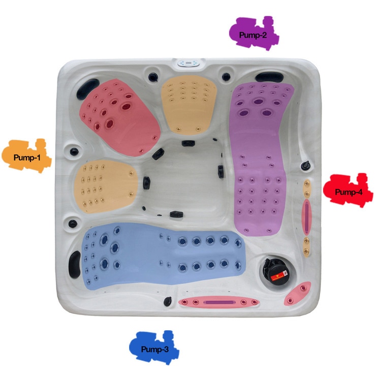 Blue Whale Spa Longport 120Jet 5 Person Hot Tub Delivered and