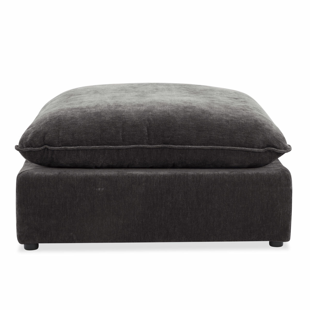 Aiden & Ivy Sereen Dark Grey Fabric Ottoman Aiden & Ivy Sereen Dark Grey Fabric Ottoman