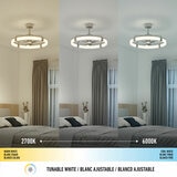 Artika Sunnyvale 28" (71cm) Fan Light with Remote Control