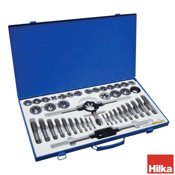 Hilka 45 Piece Tungsten Steel Tap & Die Set