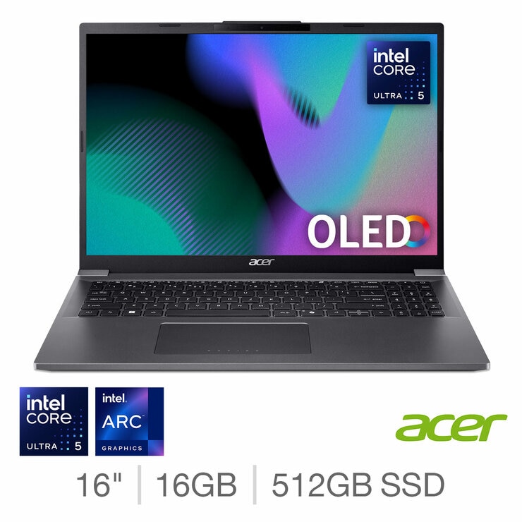 ACER ASPIRE 16, 16", 16gb, 512gb, NX.J5LEK.003 INTEL ULTRA 5