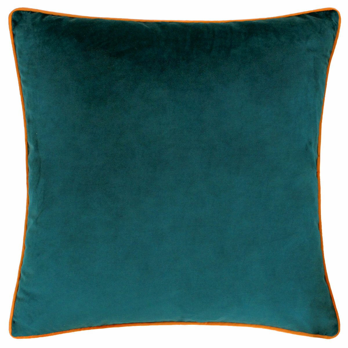 Furn Meridian Blue Velvet Feather Fill Cushion, 55 x 55 cm
