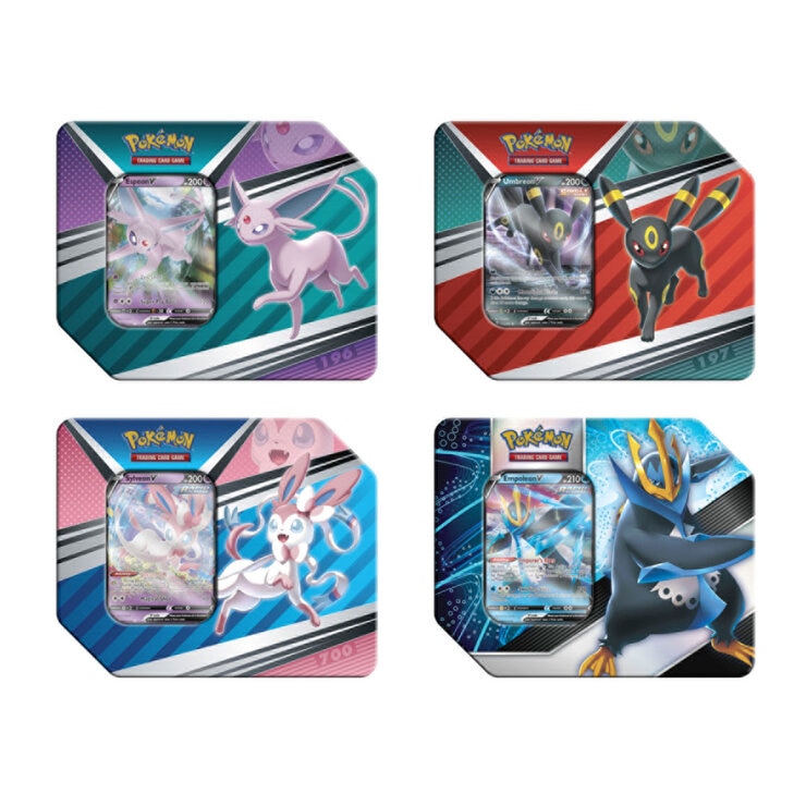 Buy Pokemon V Tins 4 Pack Tins Image at Costco.co.uk Buy Pokemon V Tins 4 Pack Tins Image at Costco.co.uk