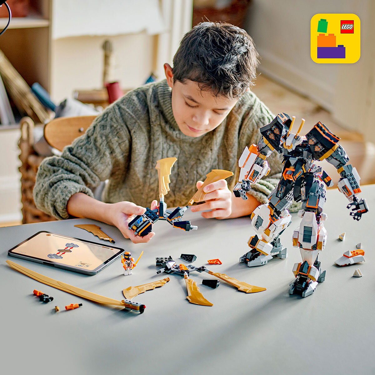Lego Ninjago Cole's Titan Dragon March Lifestyle Image