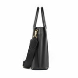 Biba Padded Leather Tote Bag in Black