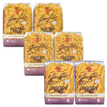 Garofalo Gluten Free Pasta Variety Pack, 6 x 400g
