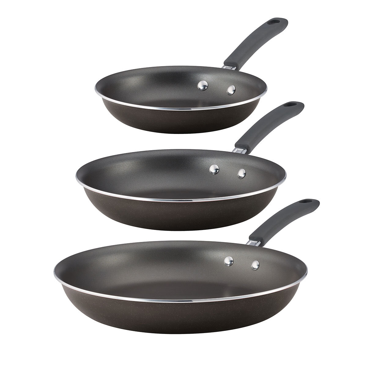 Tramontina Frying Pan Set 3 Piece in 2 Colours 