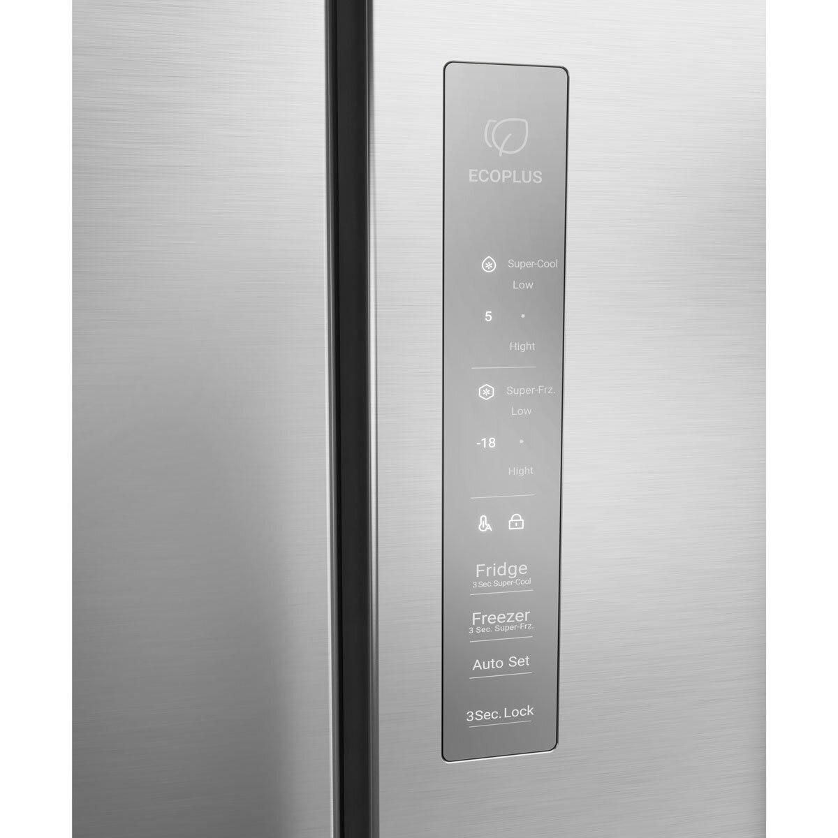 Haier Series 3 HCR3818EWMM Multi Door Fridge Freezer, E Rated in Inox